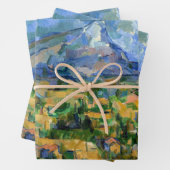 Feuille De Papier Cadeau Paul Cezanne - Mont Sainte-Victoire (En situation)