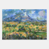 Feuille De Papier Cadeau Paul Cezanne - Mont Sainte-Victoire Sélection (Devant 3)