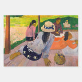 Feuille De Papier Cadeau Paul Gauguin - La Siesta (Devant 3)