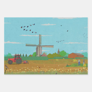 Feuille De Papier Cadeau Pays-Bas Pays-Bas Pays-Bas