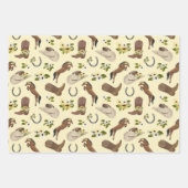 Feuille De Papier Cadeau Pays et flore (Devant 2)