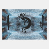 Feuille De Papier Cadeau Paysage de la mosaïque Kokopelli (Devant)