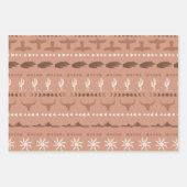 Feuille De Papier Cadeau Paysage occidental  (Devant)