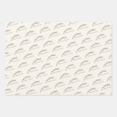 Feuille De Papier Cadeau Peace Love and Joy Botanical Holiday (Devant)