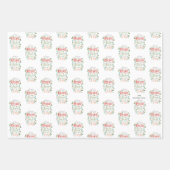 Feuille De Papier Cadeau Peace Loy Jote Noël moderne (Devant 2)