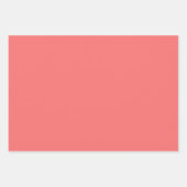 Feuille De Papier Cadeau Peach Pink Retro Résumé Patterns (Devant 2)