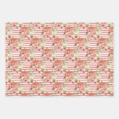 Feuille De Papier Cadeau Peach Rose Blanc Vert Citrouille Cadeaux Favoriser (Devant)