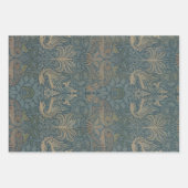 Feuille De Papier Cadeau Peacock et Dragon par William Morris (Devant 2)