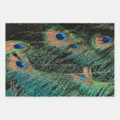 Feuille De Papier Cadeau Peacock wrapping paper (Devant 3)