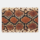 Feuille De Papier Cadeau Peau de serpent (Devant 2)