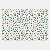 Feuille De Papier Cadeau Peinture aquatique de Noël (Devant 2)