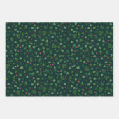 Feuille De Papier Cadeau Peinture aquatique de Noël (Devant)