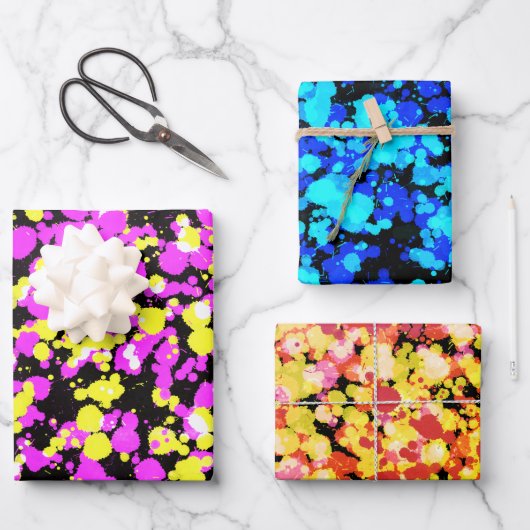 Feuille De Papier Cadeau Peinture brillante (Recto)