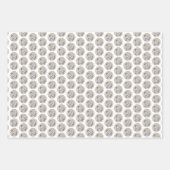 Feuille De Papier Cadeau Peinture de Chien Havanais - Cute Original Chien A (Devant 2)