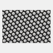 Feuille De Papier Cadeau Peinture de Keeshond Chiot couché art original Chi (Devant 3)