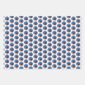 Feuille De Papier Cadeau Peinture de phare rouge - Art original (Devant 2)