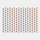 Feuille De Papier Cadeau Peinture de Setter irlandais - Joli art original d (Devant 2)