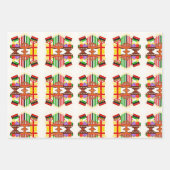 Feuille De Papier Cadeau Peinture de table Kwanzaa (Devant 3)