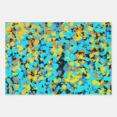 Feuille De Papier Cadeau Peinture éclatée (Devant 2)