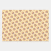 Feuille De Papier Cadeau Peinture finlandaise Spitz mignonne Original Anima (Devant)