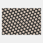 Feuille De Papier Cadeau Peinture française de Bulldog Fawn mignonne art de (Devant 3)