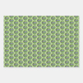 Feuille De Papier Cadeau Peinture Iris Violet - Art Fleur Originale (Devant 2)