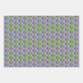 Feuille De Papier Cadeau Peinture Iris Violet - Art Fleur Originale (Devant)
