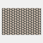 Feuille De Papier Cadeau Peinture italienne Greyhound - Cute Original Chien (Devant 3)