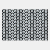 Feuille De Papier Cadeau Peinture norvégienne Elkhound - Art original Chien (Devant 3)