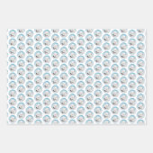 Feuille De Papier Cadeau Peinture Samoyed - Cute Original Chien Art (Devant 2)