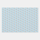 Feuille De Papier Cadeau Peinture Samoyed - Cute Original Chien Art (Devant)