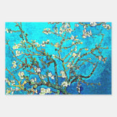 Feuille De Papier Cadeau Peintures populaires de Van Gogh, ensemble de troi (Devant 3)