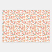 Feuille De Papier Cadeau  Pèlerins (Devant)