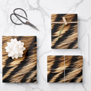 Feuille De Papier Cadeau "Pelette de tigre"