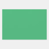 Feuille De Papier Cadeau Pelouse plate Mer Moyen Vert Tons 3 Tons (Devant 2)