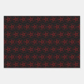 Feuille De Papier Cadeau Pentagram Red Devil (Devant 3)