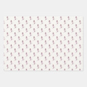 Feuille De Papier Cadeau PENTES D'HIVER Vacances (Devant)