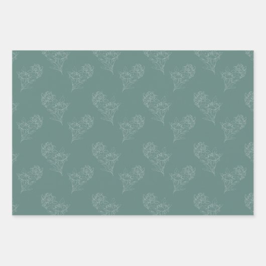 Feuille De Papier Cadeau Peony (Devant 3)