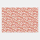 Feuille De Papier Cadeau Pepper mexicain rouge chaud (Devant 3)