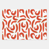 Feuille De Papier Cadeau Pepper mexicain rouge chaud (Devant 2)