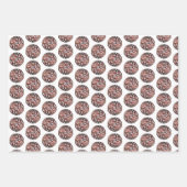 Feuille De Papier Cadeau Peppermenthe de Noël Hot Coca Snowman (Devant 3)