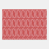 Feuille De Papier Cadeau Peppermenthe de Noël Hot Coca Snowman (Devant 2)