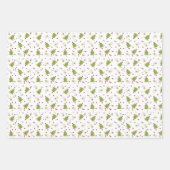 Feuille De Papier Cadeau Père Noël et sapin de Noël (Devant 3)