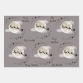 FEUILLE DE PAPIER CADEAU PÈRE NOËL LE JOUR DU XMAS (Devant 3)