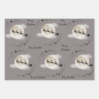 FEUILLE DE PAPIER CADEAU PÈRE NOËL LE JOUR DU XMAS