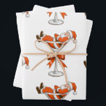 Feuille De Papier Cadeau Père Noël Martini Coquette Girly Christmas Bow Fes<br><div class="desc">Père Noël Martini Coquette Girly Christmas Bow Festive</div>