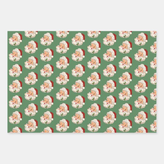 Feuille De Papier Cadeau père Noël no 1 (Devant)