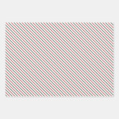 Feuille De Papier Cadeau Père Noël noir (Devant 3)