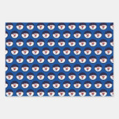 Feuille De Papier Cadeau père Noël Sniper  (Devant 2)