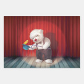 Feuille De Papier Cadeau Performance magique (Devant 3)